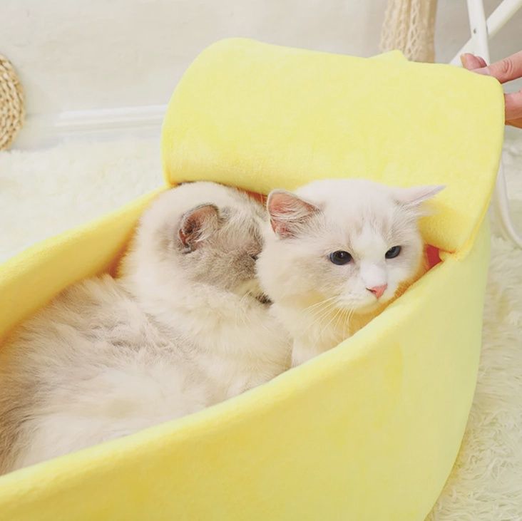 ToyalFriends - lit pour animaux de compagnie en forme de banane