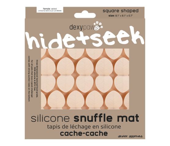 Dexypaws - Tapis De Léchage En Silicone "cache-cache" Carré