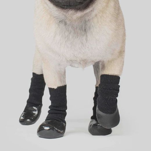 Canada Pooch - dog socks, dipped in rubber