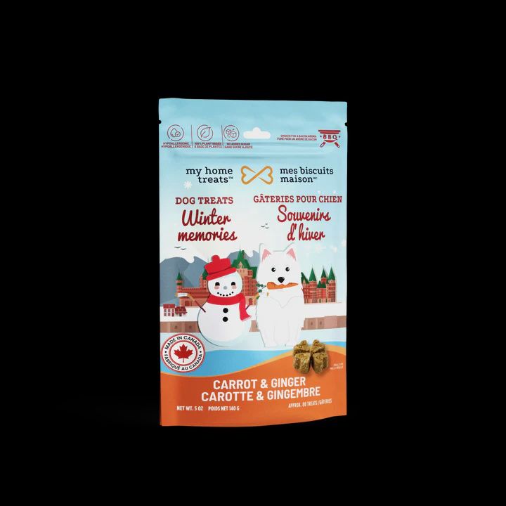 Mes biscuits maison- Biscuit pour chien hypoallergénique (Édition Spéciale des Fêtes) - 140gr