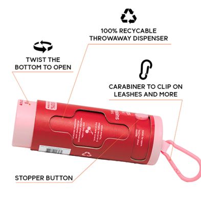 Goo Eez - ThrowAways - disposable waste bag dispenser
