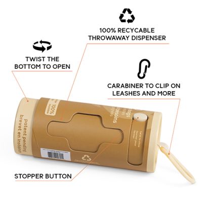 Goo Eez - ThrowAways - disposable waste bag dispenser