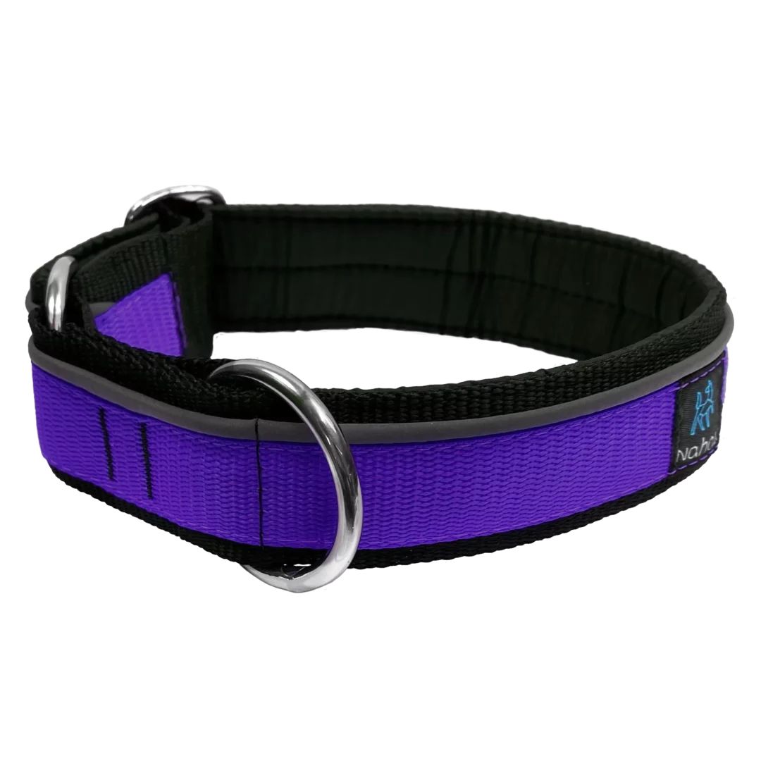 Nahak - Collier pour chien rembourré avec réflecteur &amp; ajustable