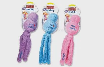 Kong - Wubba , Snugga couleur assorties bleu, mauve ou rose