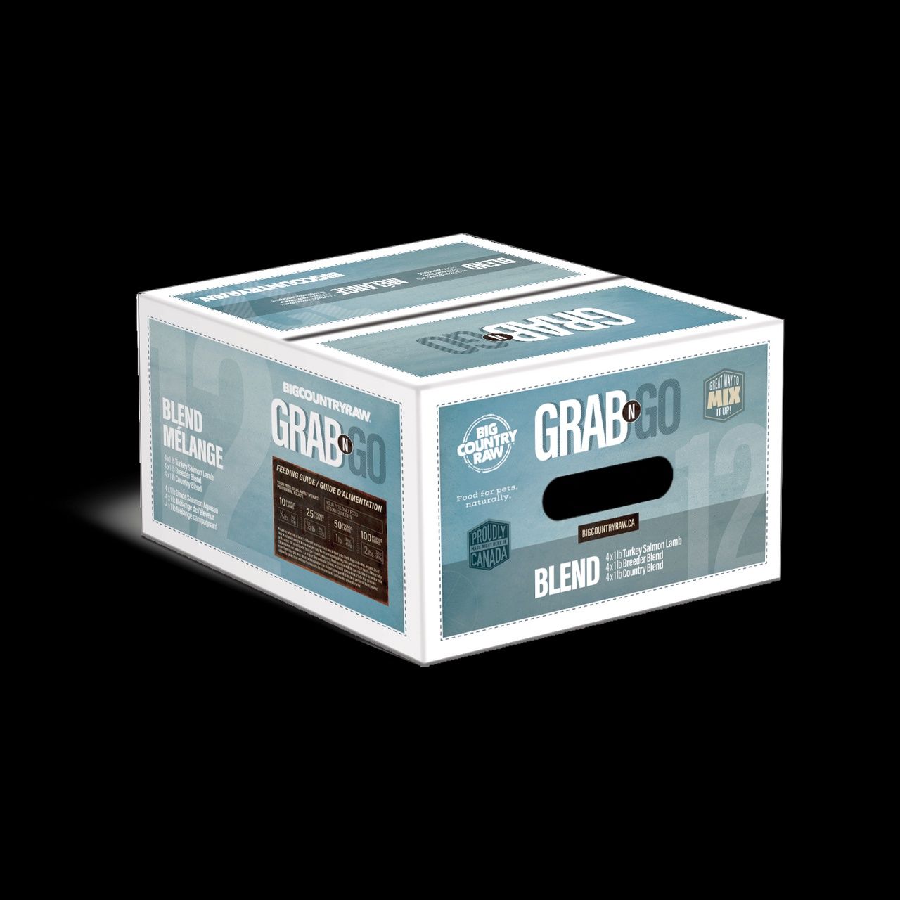 Big Country Raw - Grab N Go/ Mix, Size: 12lb