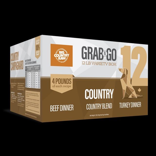 Big Country Raw - Grab N Go / Country Blend, Size: 12lb