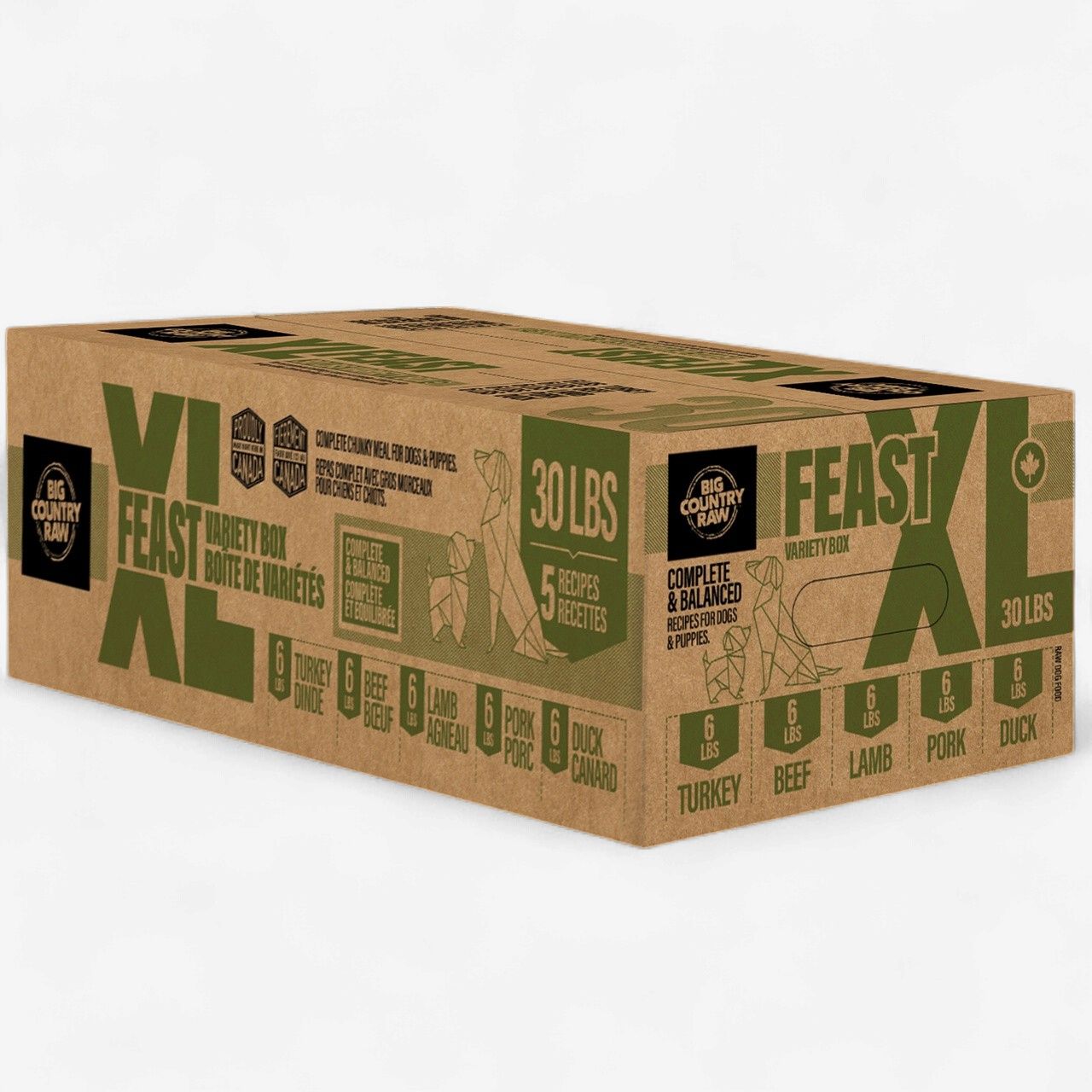Big Country Raw - XL Feast 30lb Variety Boxes