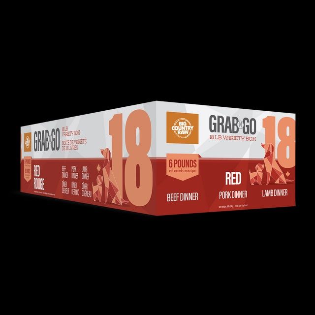 Big Country Raw - Grab N Go / Red Meat, Size: 18 lb