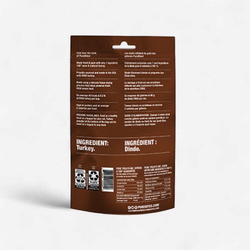 Pure Bites- Gâterie pour chat à la dinde 25gr