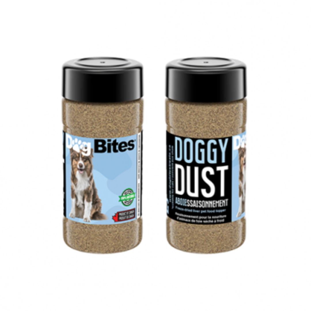 Dog Bites - Doggy Dust, Freeze-Dried Beef Liver Powder for Dogs 80g, format: 80gr, ingrédients: Foie