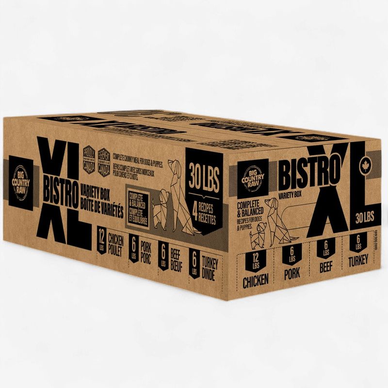 Big Country Raw - XL Bistro 30lb Variety Box