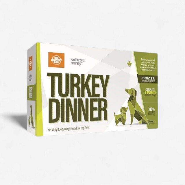 Big Country Raw - Turkey Dinner 4lbs