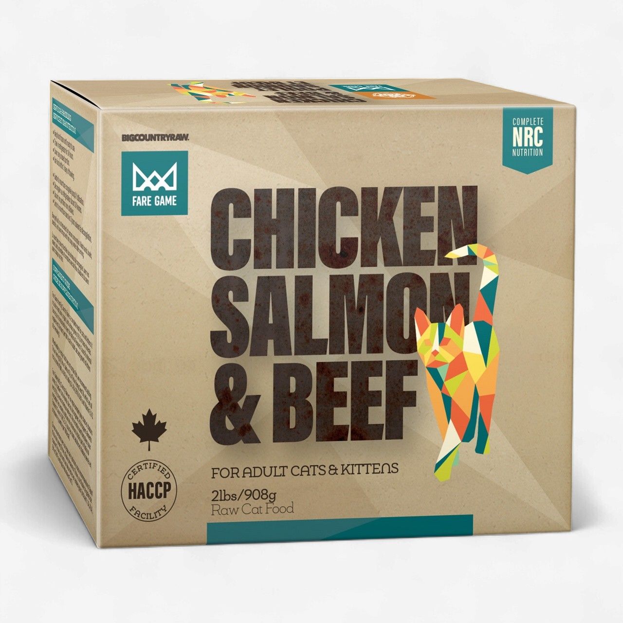 Big Country Raw - Fare Game / Chicken, Salmon &amp; Beef 2 lb