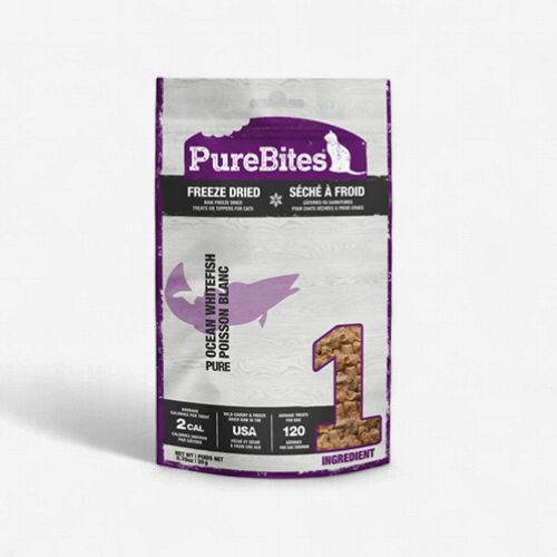 Pure Bites- Gâterie pour chat au poisson blanc 20gr