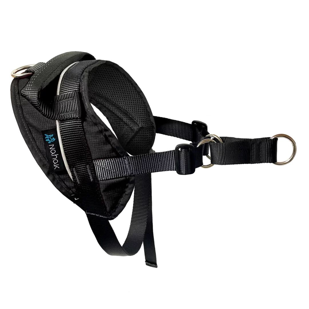 Nahak - Harnais de marche pour chien, Colour: Noir, Size: Petit