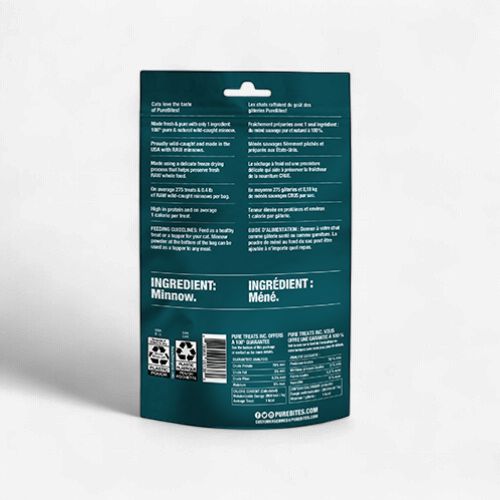 Pure Bites- Gâterie pour chat au  méné 31gr