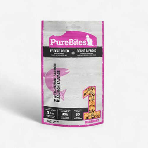 Pure Bites-Gâterie pour chat au saumon 26gr