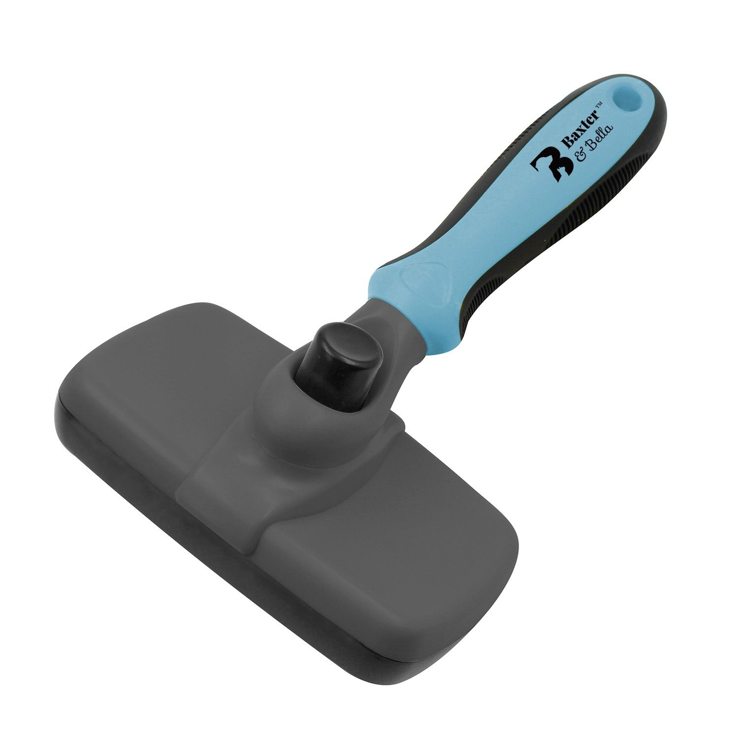 Baxter &amp; Bella - Self-Cleaning Slicker Brush, Size: petite