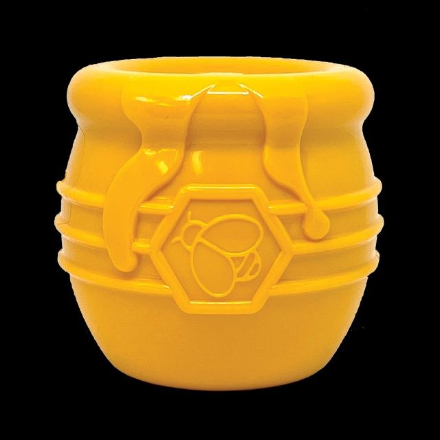 SodaPup -Distributeur de friandises PUP-X Pot de Miel Large, Colour: Jaune