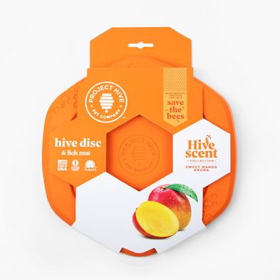 Project Hive Pet Compagny - Disque en forme de ruche, saveur: Mangue