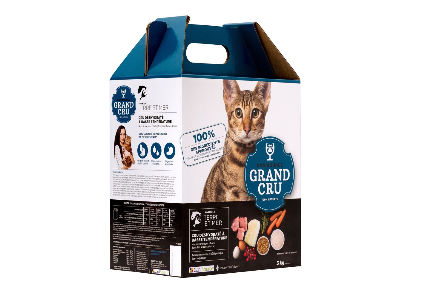 Canisource Grand Cru - Cat Food - Land &amp; Sea, Size: 3kg