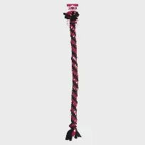 Kong - Signature Rope, corde avec tissu et fil noir et rouge
