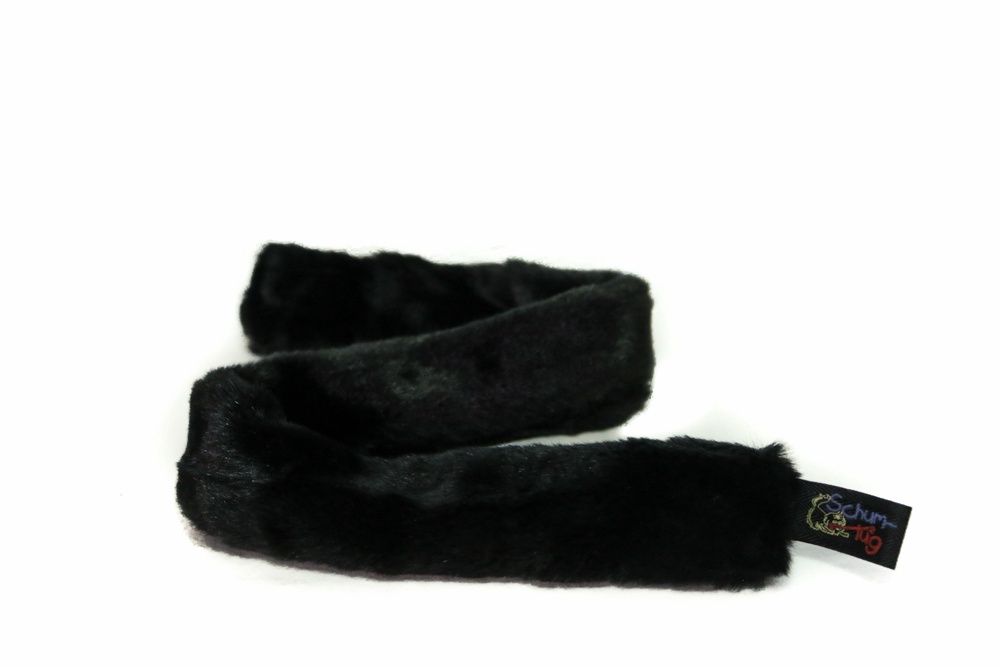 Schum-Tug - Jouet en peluche pour tirer tressé, Colour: Noir, Size: Chiot