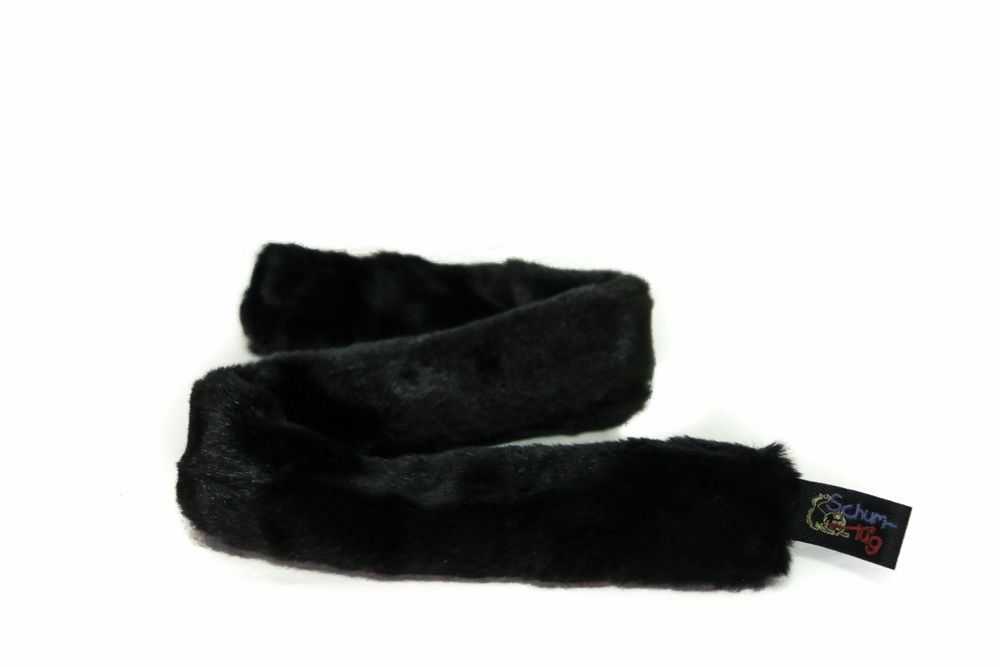Schum-Tug - Jouet en peluche pour tirer tressé, Colour: Noir, Size: Chiot