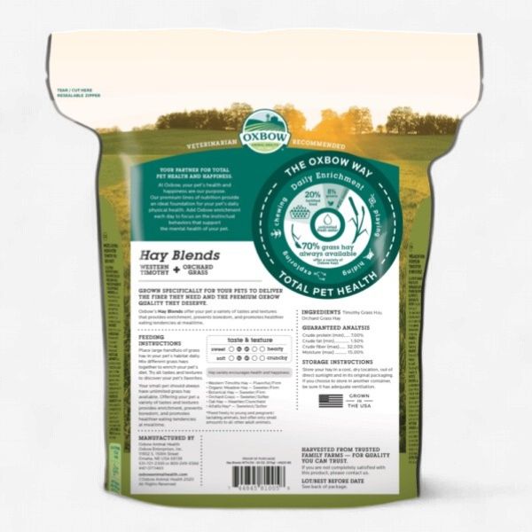 Oxbow- Mélange De Foin Timothy Occidental Et De Verger