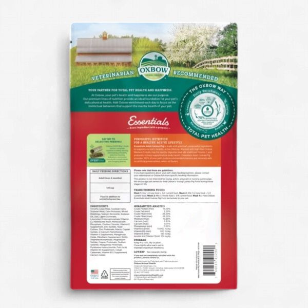 Oxbow Essentials - Nourriture Pour Cochon D'inde Adulte 5lbs