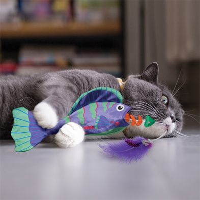 Kong - Wrangler Angler, poisson assortis pour chat