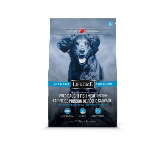 Lifetime- Nourriture Pour Chien, Sans Grains, Poisson, format: 2.27kg