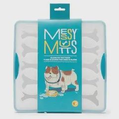 Messy Mutts - plaque de cuisson et congélation en silicone - 15 os