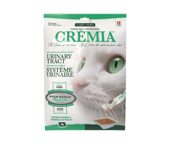 Oven-Baked Tradition-Crèmia Gâteries à Lécher Pour Chat, Sans Grains (12x15g), saveur: Système urinaire