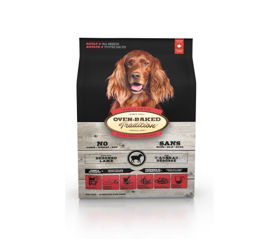 Oven-Baked Tradition - Nourriture pour chien adulte à l'agneau, format: 12.5lbs