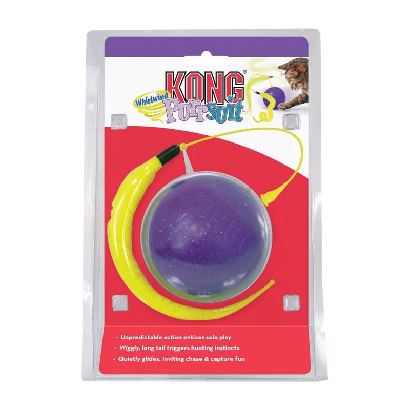 Kong - PurrSuit, Whirlwind balle avec plumeau eratique, rechargeable