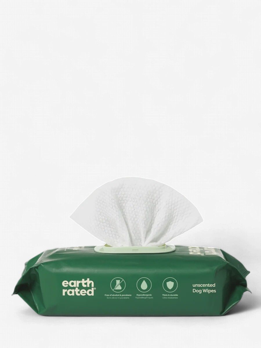 Earth Rated-Textured Grooming Wipes for Dogs