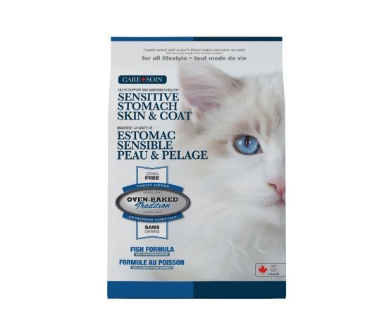 Oven-Baked Tradition -NourritureSèche Sans Grains Pour Chat / Peau Et Estomac au Poisson, format: 10lbs