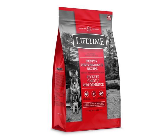 Lifetime- Nourriture Pour Chiot, Performance Poulet/avoine, format: 11.4kg