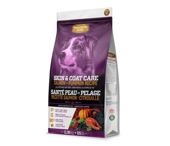 Trouw Nutrition Wholesome Blend- Nourriture Pour Chien, Sans Grains, Peau Et Pelage, format: 10.2kg