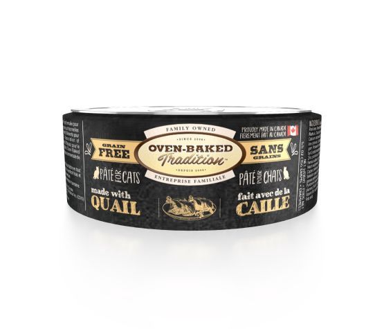 Oven-Baked Tradition - Conserves Pour Chat,texture de  Pâté 5.5oz, saveur: Caille