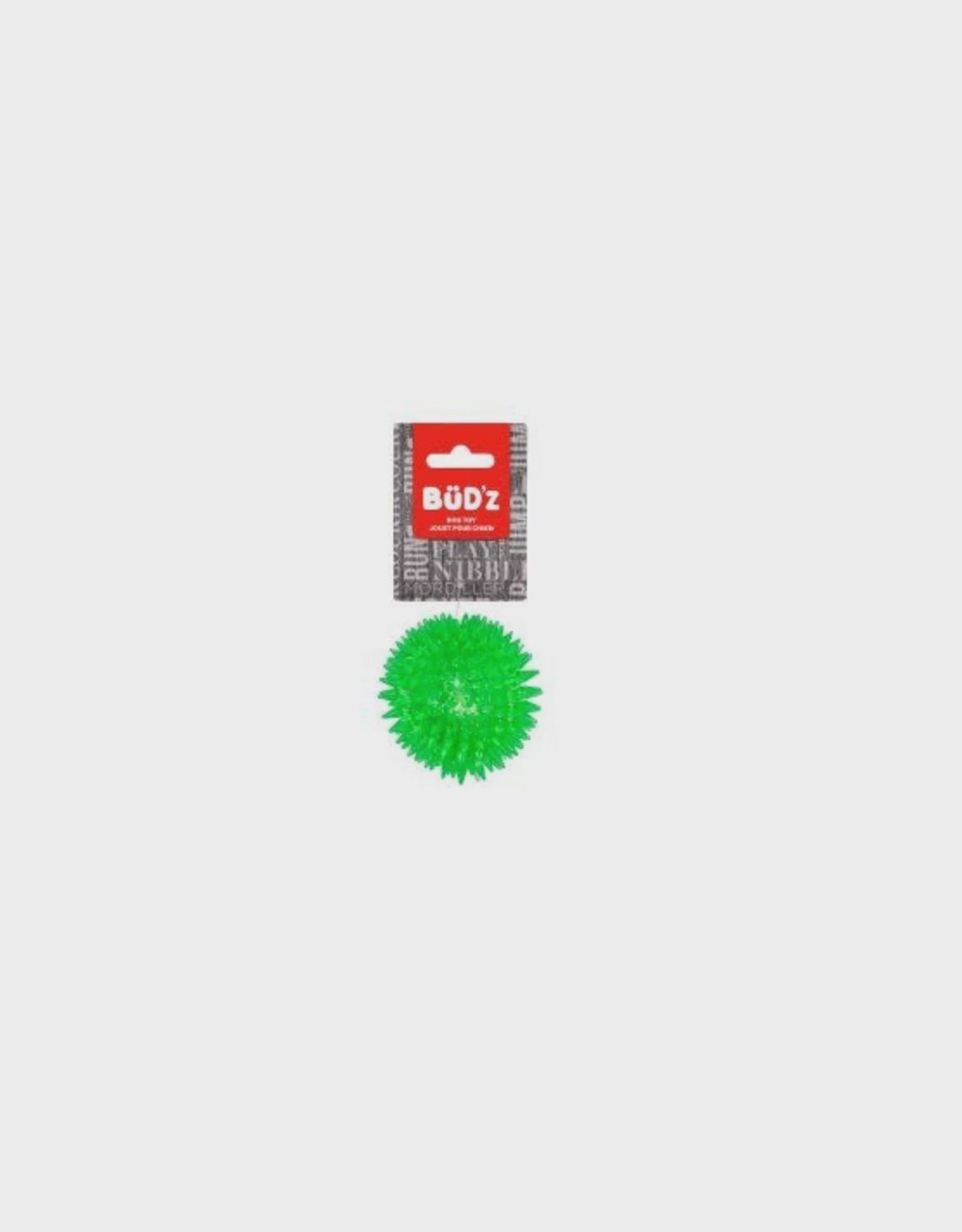 Büd'z - small spiked ball 6.3cm for dogs, Colour: vert