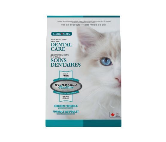 Oven-Baked Tradition -Nourriture Sèche Sans Grains Pour Chat/ Soins Dentaires au Poulet, format: 10lbs