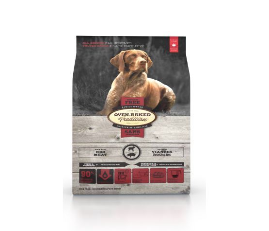 Oven-Baked Tradition -Nourriture pour chien sans grains viandes rouges, format: 25lbs