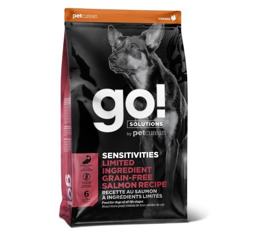 Go!-Sensitivities Limited Ingredient Grain-Free Dog Food Salmon, format: 12lbs