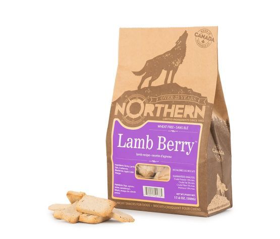 Northern - Classic - Biscuits Sans Blé Pour Chien, Agneau &amp; Baies, format: 500gr