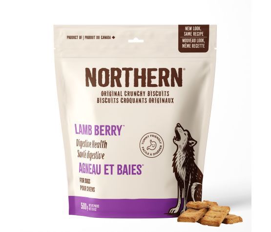 Northern - Classic - Biscuits Sans Blé Pour Chien, Agneau &amp; Baies, format: 500gr