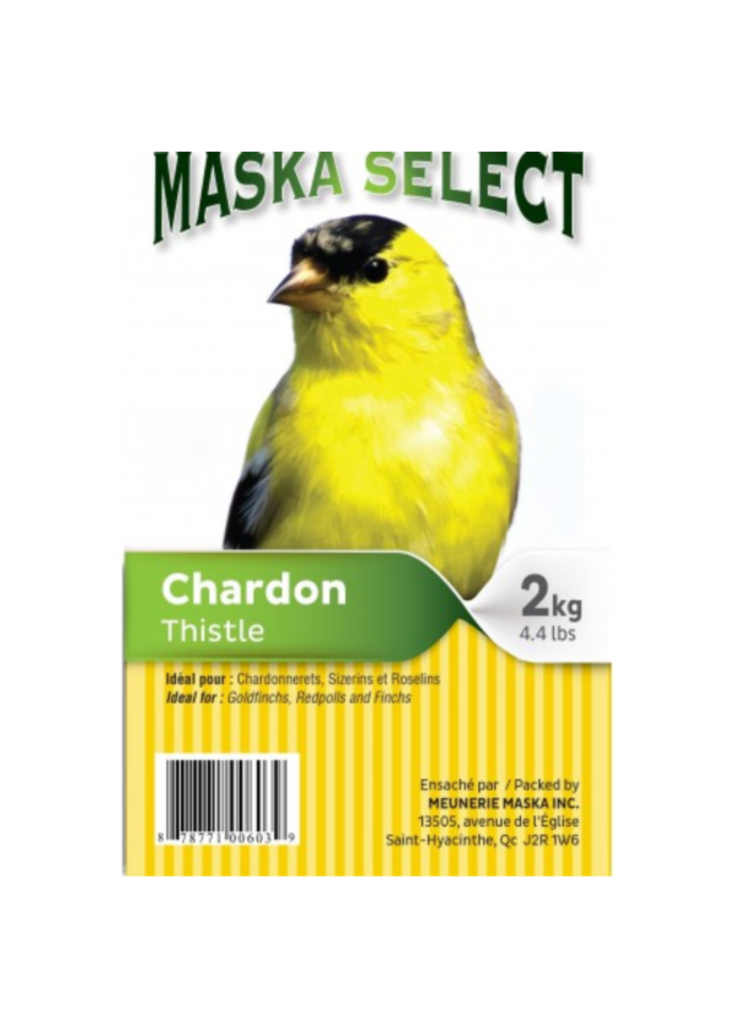 Maska Sélect - Graines de chardon, format: 8kg