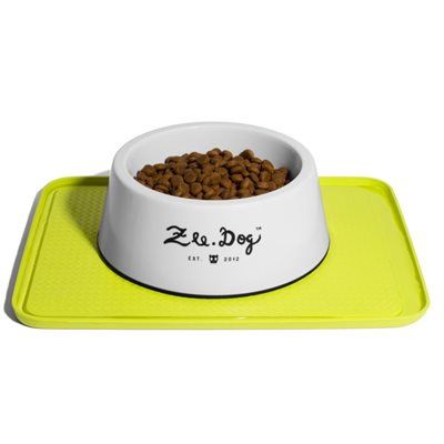 Zee.Dog - Zee.Mat - Tapis pour bol - Jaune