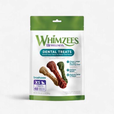 Whimzees par Wellness- gâterie en sac  a macher pour chien végétal